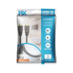Cabo HDMI PIX 2.0 4K HDR 19 Pinos 32AWG 1M Polybag - Imagem 3