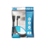 Cabo HDMI 2.0 2 Metros 4K HDR 19 Pinos Plug 90 Graus 30AWG 21:9 - Pix - Imagem 3