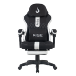 Cadeira Gamer Rise Mode Z11 Ângulo Ajustável Tecido Preto e Branco - RM-CG-Z11-BW - Imagem 4