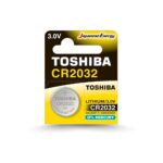Pilha Moeda 2032 Toshiba Lithium 3V 1 Unidade - CR2032