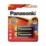 Pilha AA Panasonic 2 Unidades Alcalina 1,5V - LR6
