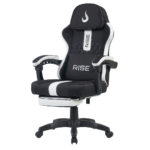 Cadeira Gamer Rise Mode Z11 Ângulo Ajustável Tecido Preto e Branco - RM-CG-Z11-BW - Imagem 2