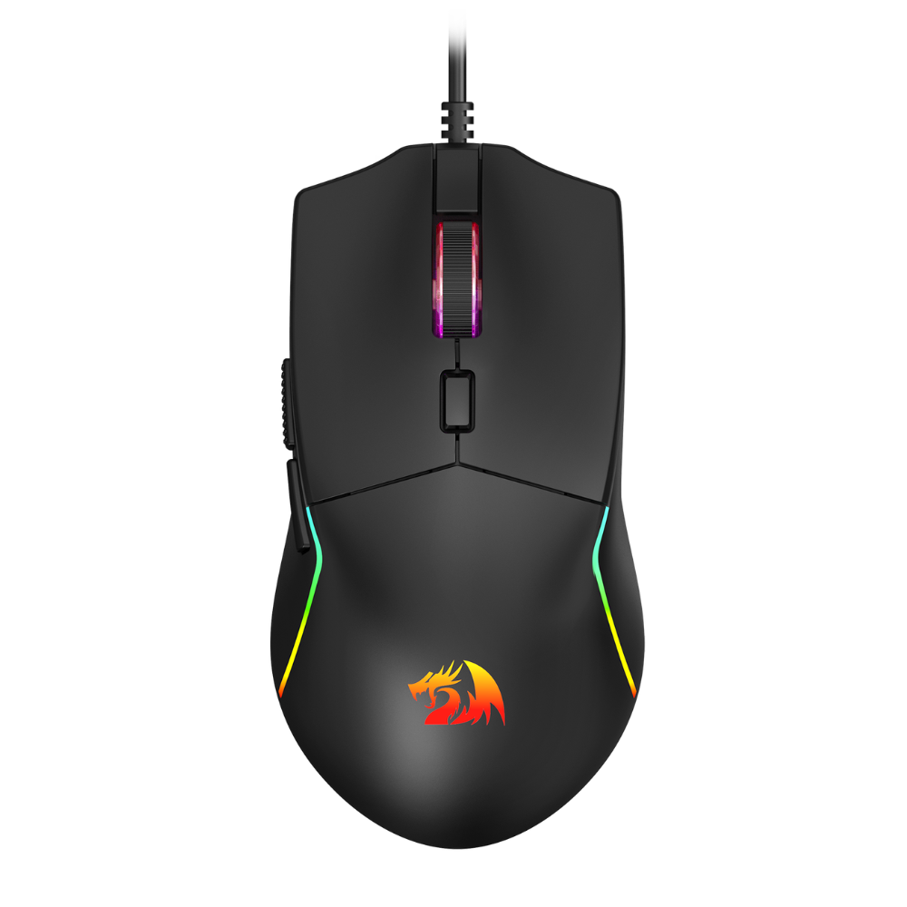 02d13ea078abf1a7a0c6abe7612c3086.png Mouse Gamer Redragon Naga RGB 10000DPI USB PAW3313 6 Botões Preto - M730-RGB - Imagem 1