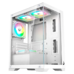 Gabinete Gamer Rise Mode Crystal Glass S/Fan S/Fonte MidTower USB 3.0 - RM-CA-CY-01-FW