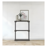 Estante 3 Prateleiras Plástica Poly 3 Grifit Multi-Uso Cinza Mushroom 93x70x35 - Imagem 5