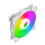 Cooler Fan Snaker Shadow LED Rainbow 120mm Silencioso PC Branco - Imagem 4