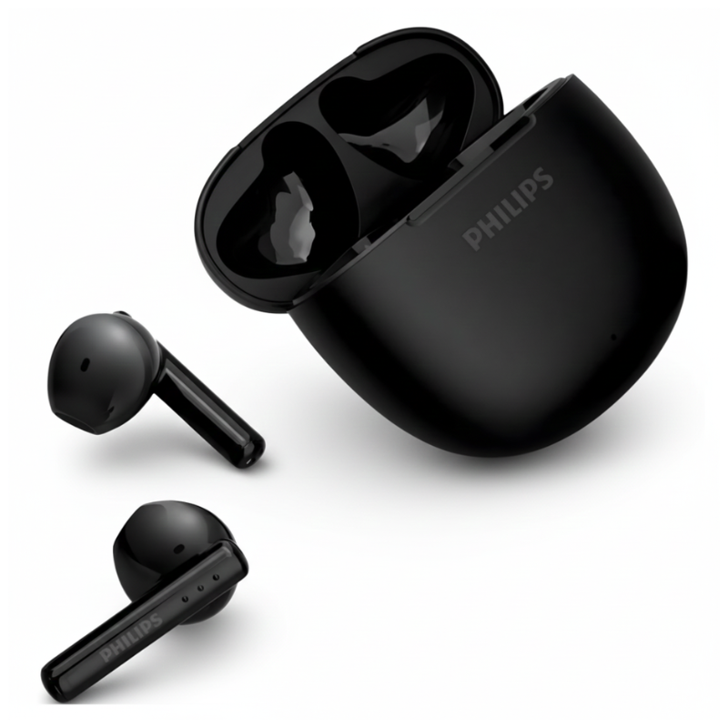 10bbcb20fa2a070145e8932f0ceba672.png Fone De Ouvido Philips TAT1139 Bluetooth 5.4 Até 10M True Wireless Preto - TAT1139 - Imagem 1