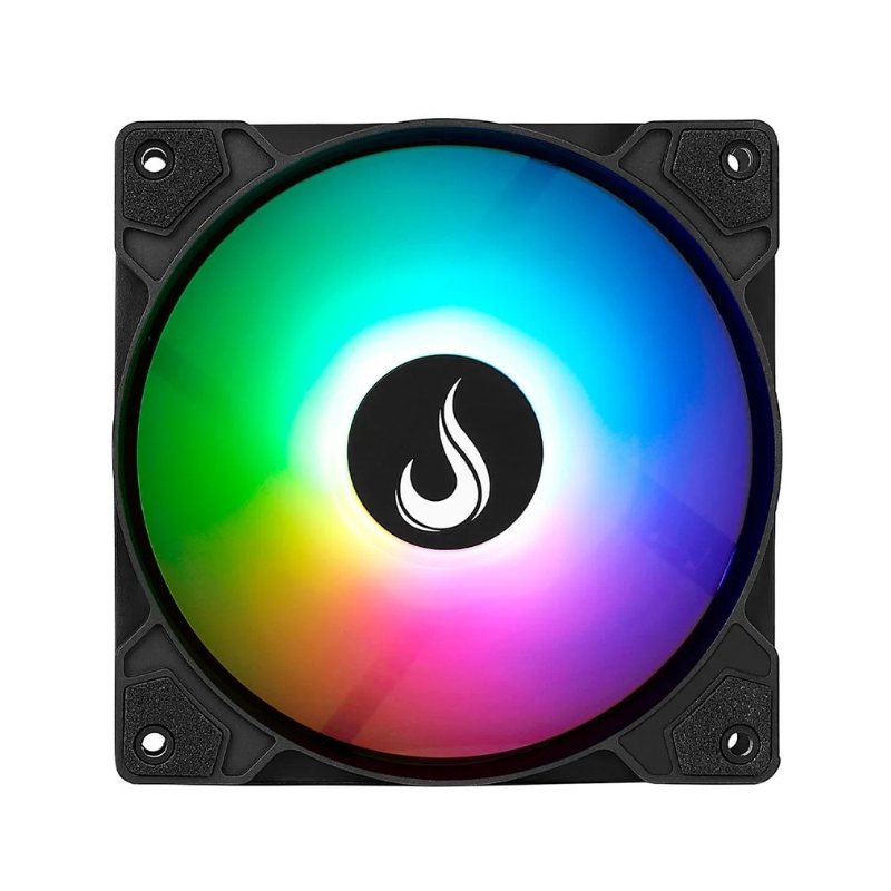 173d8e7486fff7b0f4431a1a0c846394.png Cooler Fan Rise Mode X ARGB 120mm S/Controladora Ponta Branca - RM-XLD-ARGB - Imagem 1