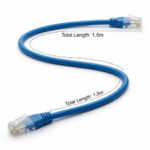 Cabo De Rede Furukawa Patch Cord CAT.6 U/UTP CMX 1,5M Azul - T568A/B - Imagem 3