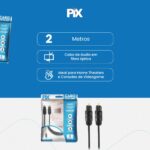 Cabo Óptico Toslink PIX 2 Metros - Basic PIX 17 - Imagem 5