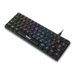 Teclado Mecânico TGT Sherman LP60 Rainbow Switch Azul ABNT2 Preto - TGT-SHLOW-RBW01 - Imagem 3