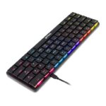 Teclado Mecânico TGT Sherman LP60 Rainbow Switch Azul ABNT2 Preto - TGT-SHLOW-RBW01 - Imagem 4