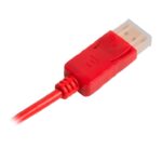 Cabo Displayport Pichau 1.5m FHD/WFHD/QHD Vermelho 2.0 - PG-DPC-RD01 - Imagem 5