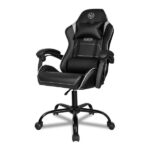 Cadeira Gamer TGT Heron TC Espuma Moldada Até 120kg Preto e Cinza - TGT-HRTC-BL02 - Imagem 2