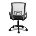 Cadeira Office Zinnia Hera L Mesh Espuma regular Preto - ZNO-HRAL-BK02 - Imagem 6