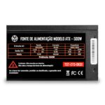 Fonte TGT Enfield 500W ATX 2.31 Bivolt 12V Preto - TGT-EFD-BK01 - Imagem 5