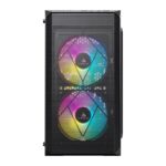 Gabinete Gamer Acegeek Forge 2 Fans S/Fonte MiniTower Lateral Acrilico Preto - AG-FORGE-BK-I2F - Imagem 2