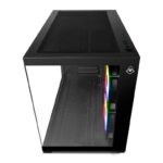 Gabinete Gamer Mancer CV450 RGB 2 Fans Mini Tower Lateral De Vidro S/Fonte Preto - MCR-CV4502F-BK - Imagem 3