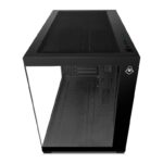 Gabinete Gamer Mancer CV450 S/Fan S/Fonte MiniTower Lateral de Vidro Preto - MCR-CV450-BK - Imagem 4