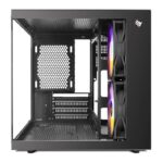 Gabinete Gamer Pichau Atom X 2 Fans S/Fonte MiniTower Lateral Vidro Preto - PG-ATOMX-BK - Imagem 3