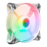 Kit 5 Fans TGT Humber ARGB Com Controladora 120mm Branco - TGT-HR5-WH01 - Imagem 5