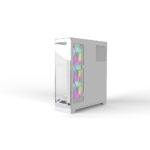 Gabinete Gamer Redragon Edge S/Fans S/Fonte MidTower Painel 45 Graus Branco - CA-608W - Imagem 5