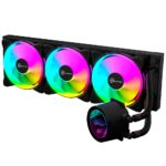 Water Cooler Kalkan Iota V2 360 RGB 360mm TDP 280W 12V Preto - KLK00069 - Imagem 3