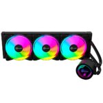 Water Cooler Kalkan Iota V2 360 RGB 360mm TDP 280W 12V Preto - KLK00069 - Imagem 4