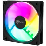 Cooler Fan Kalkan Lumen RGB 120mm 1500RPM 1.19mmH2O Preto - KLK00018 - Imagem 2