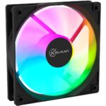 Cooler Fan Kalkan Lumen RGB 120mm 1500RPM 1.19mmH2O Preto - KLK00018 - Imagem 3