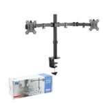 Suporte Articulado Para 2 Monitores 13 a 32 Polegadas Preto
