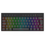 Teclado Mecânico Redragon Horus Mini RGB Low Profile 60% Switch Brown Preto - K632-RGB