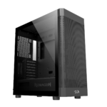 Gabinete Gamer Redragon Aeroglass S/Fan S/Fonte Vidro Temperado Preto - CA-602B