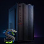 Gabinete Office Snaker S/Fan S/Fonte Micro-ATX/Mini-ITX USB Preto - SK2512 - Imagem 2