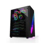 Gabinete Gamer Gamdias Argus E5 RGB Mid Tower ATX Vidro Temperado S/Fan S/Fonte - Preto - Imagem 2