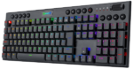 Teclado Mecanico HORUS RGB Redragon Preto Swit Azul K619-RGB - Imagem 3