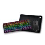 Kit Teclado Mouse e Mousepad Gamer Pichau Netuno Light Rainbow Mecânico ABNT2 4200DPI - PG-NTNL-RBW01