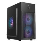 Gabinete Gamer Rise Mode X1 Black S/Fan S/Fonte Mini Tower M-ATX Preto - RM-GA-OFX1-FB