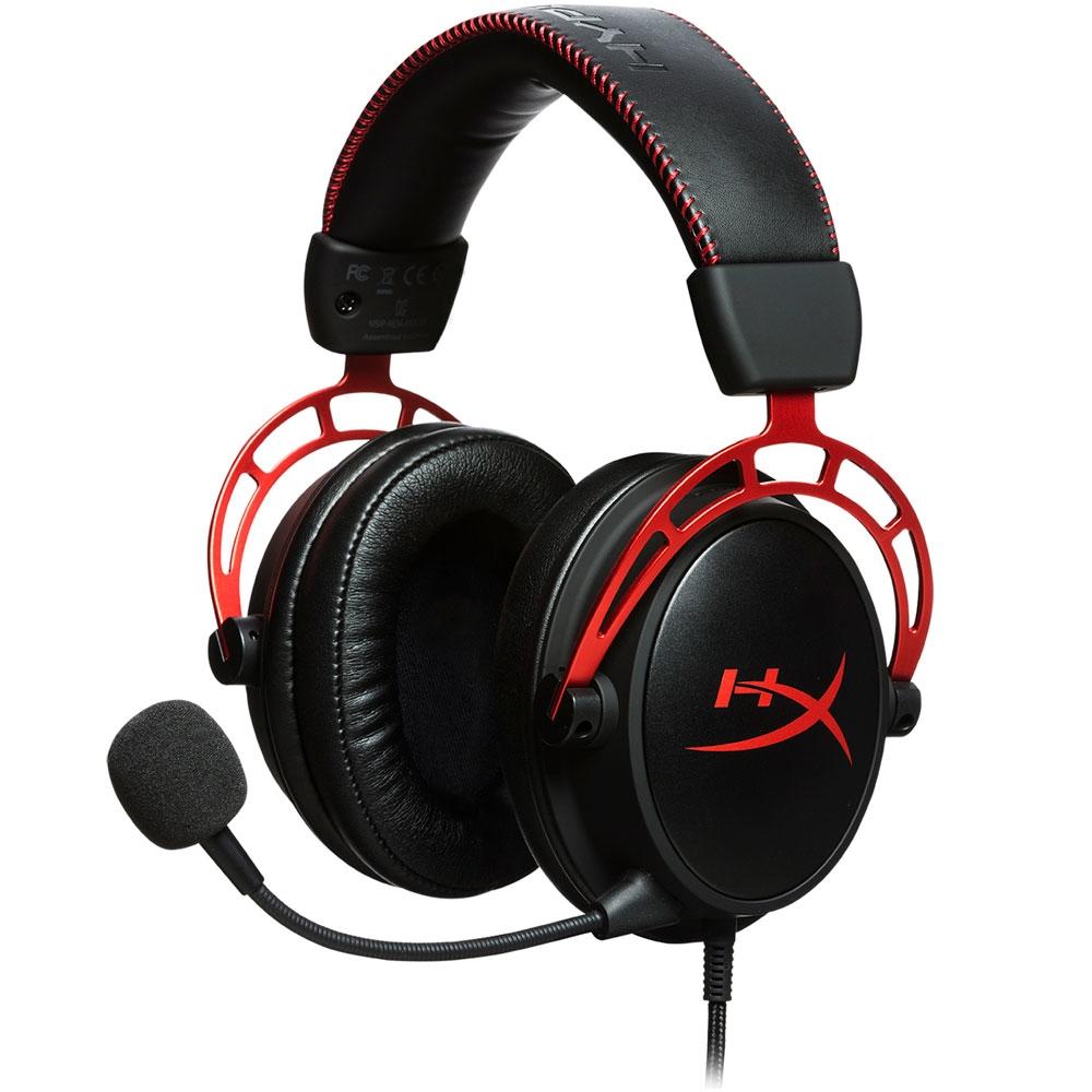 2858ebf8e3ce1333b676b14247afe270.jpg Headset Gamer HyperX Cloud Alpha Drivers 50mm Múltiplas Plataformas P2 e P3 Preto/Vermelho - HX-HSCA-RD - Imagem 1