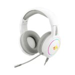 Headset Gamer Redragon Mento Branco RGB P2 USB H270-W