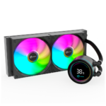 Water Cooler Gamer Kalkan Alpha 240 ARGB 120mm Com display Preto - KLK00047