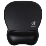 Mousepad Keytime SurfacePro Tecido Com Apoio De Pulso Em Gel 240x210 Preto - KYT00018