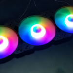 Cooler Fan Snaker Shadow LED Rainbow 120mm Silencioso PC Preto - Imagem 4