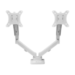 Suporte Articulado Com Pistão a Gás Para Dois Monitores Zinnia Nimbo 210 13 a 32 Pol Branco - ZNO-ZNNBO210-WH01