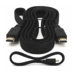 Cabo HDMI 2 Metros 2.0 4K Ultra HD Nylon Reforçado Gamer - MM-2M-1 - Imagem 3