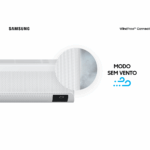 Ar Condicionado 12.000 BTUs Frio Split Inverter Samsung WindFree Connect 220V Branco - AR12CVFAMWKNAZ - Imagem 4