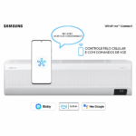 Ar Condicionado 12.000 BTUs Frio Split Inverter Samsung WindFree Connect 220V Branco - AR12CVFAMWKNAZ - Imagem 5