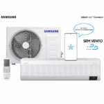 Ar Condicionado 12.000 BTUs Frio Split Inverter Samsung WindFree Connect 220V Branco - AR12CVFAMWKNAZ - Imagem 9