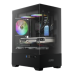 Gabinete Gamer Gamdias Aura GC9M Elite 3 Fans S/Fonte Micro ATX Preto