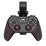 Controle Gamer Redragon Sempiten Bluetooth Com Suporte Para Celular Preto e Vermelho - G712